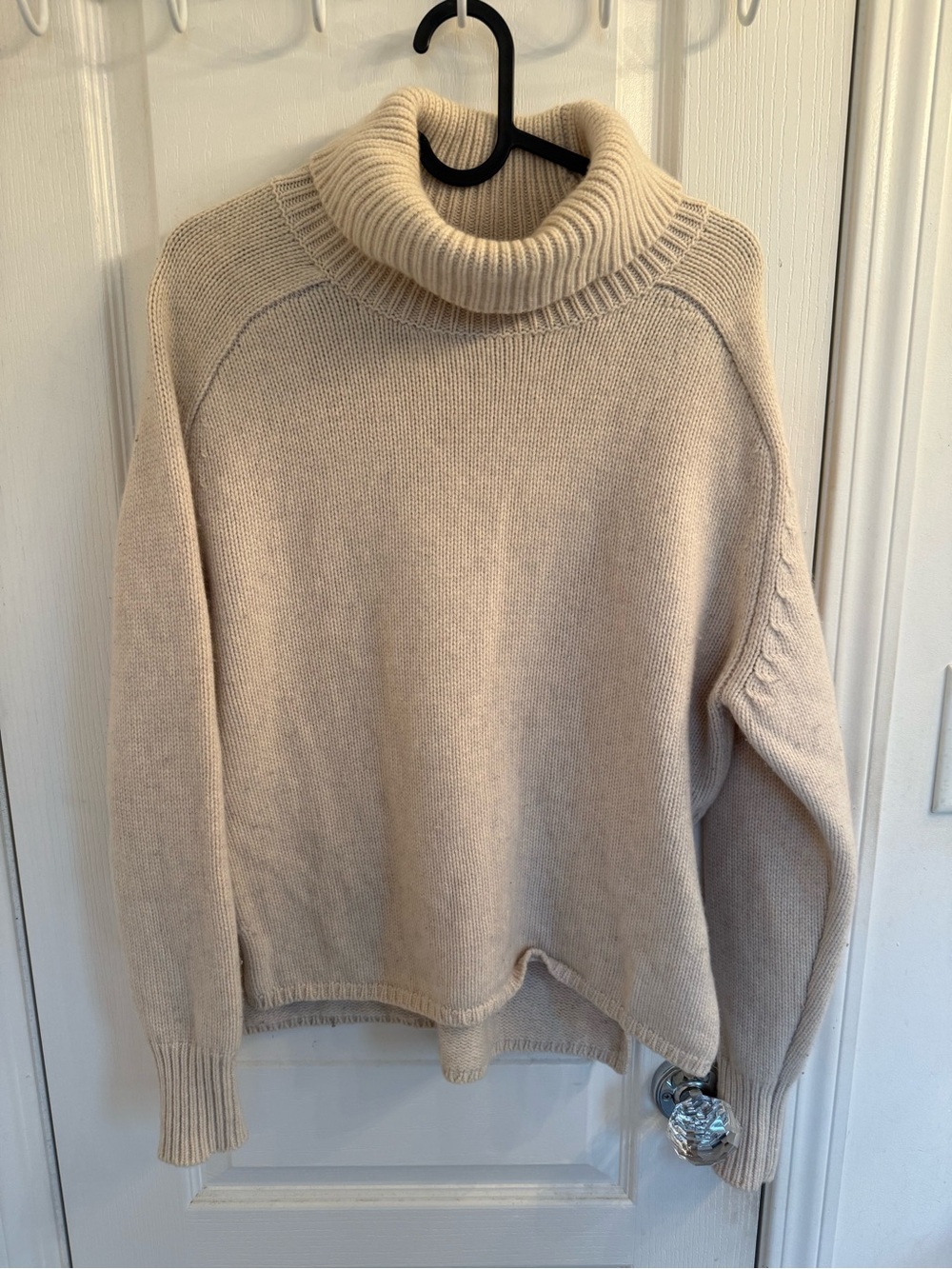 TNA Cream Cozy Turtleneck Sweater